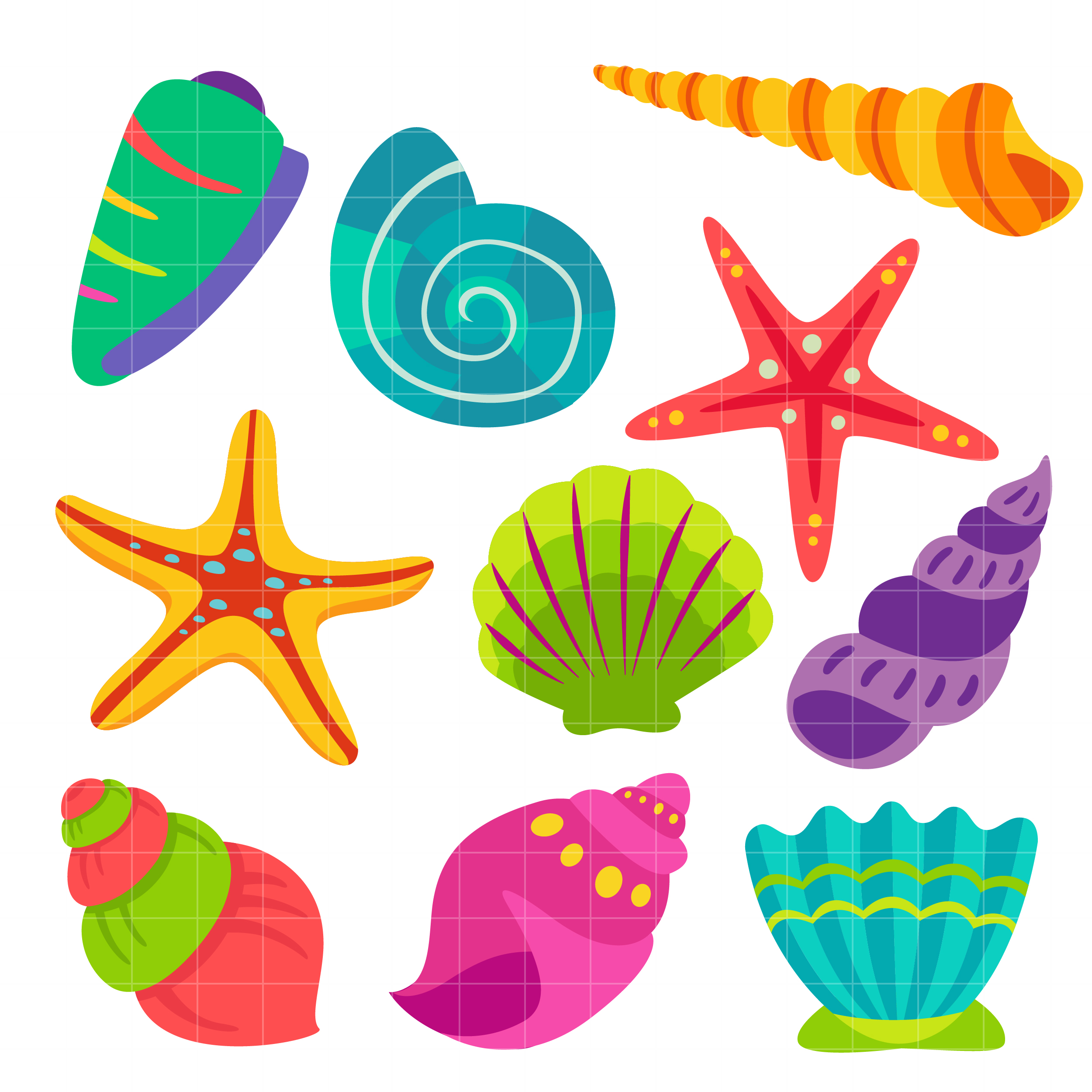 Free Printable Pictures Of Sea Shells